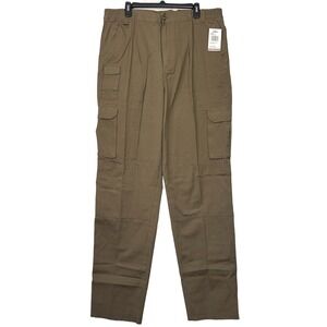 NEW Cabelas Trail Hiker Pants Mens 42 Free Hem‎ Cargo Cotton Canvas Grouse